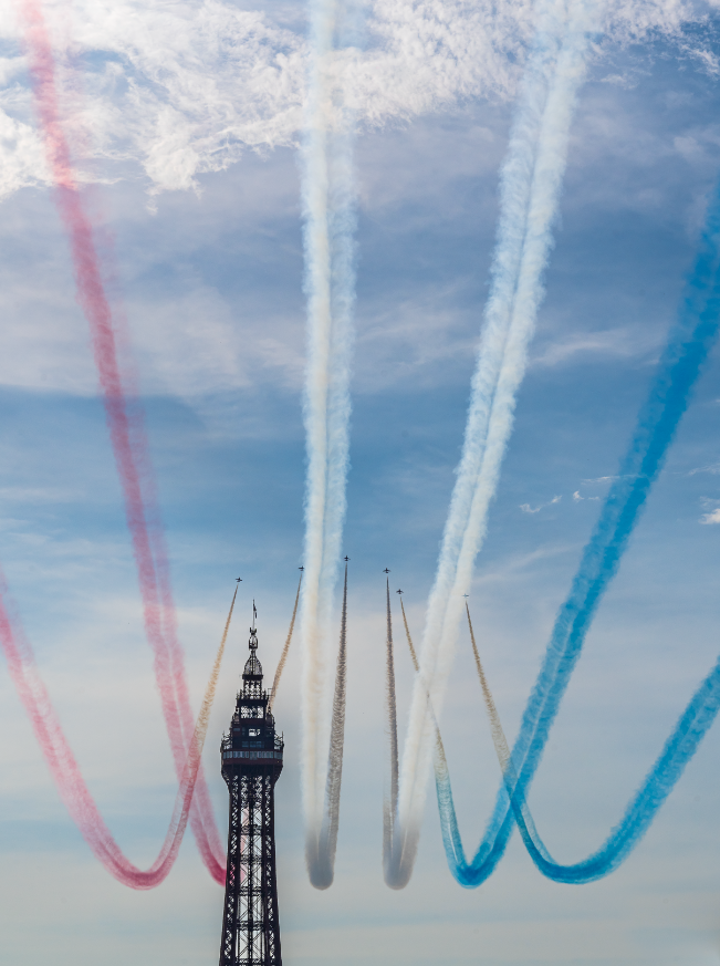 Red Arrows to Fly on Both Days of Blackpool Air Show 2023 Visit